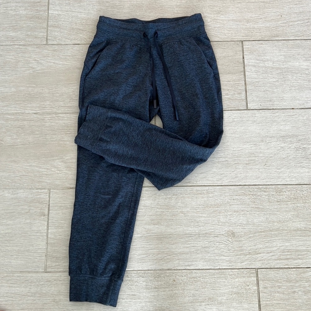 lululemon athletica Dark Heather Navy Track Joggers